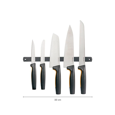 Fiskars knivmagnet sort 33 cm