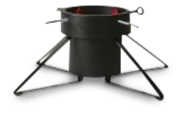 Juletræsfod plastik sort 45 cm