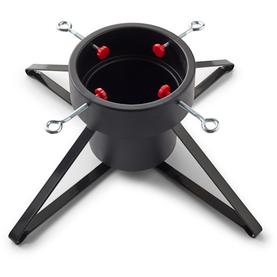 Juletræsfod plastik sort 45 cm