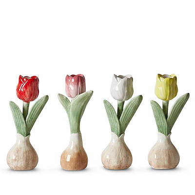 Tulipan dekoration multifarvet 12,6 cm