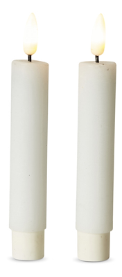 LED stagelys hvid 14 cm 2 stk.
