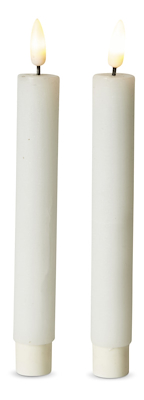 LED stagelys hvid 18 cm 2 stk.