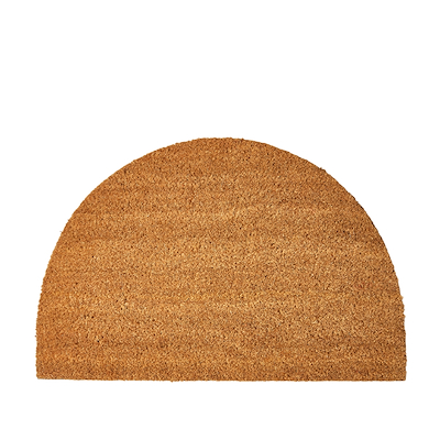 Dørmåtte kokosfibre halvmåne 40x60 cm