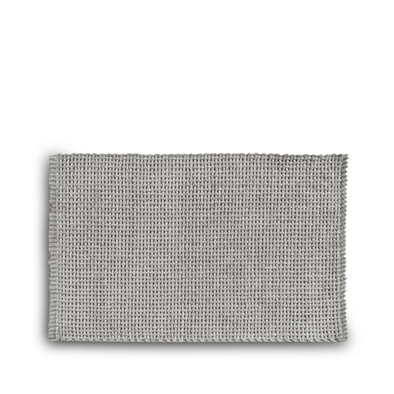 Bademåtte bomuld grå 50 x 80 cm