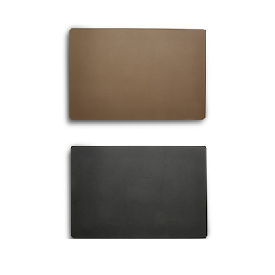 Dækkeserviet taupe/sort 45x30 cm