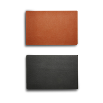 Dækkeserviet cognac/sort 45x30 cm