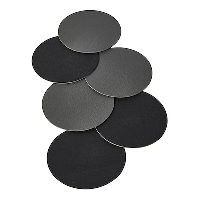 Vendbare glasbrikker Ø10 cm 6 stk. assorterede farver