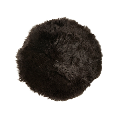 Sædeskind brun Ø34 cm