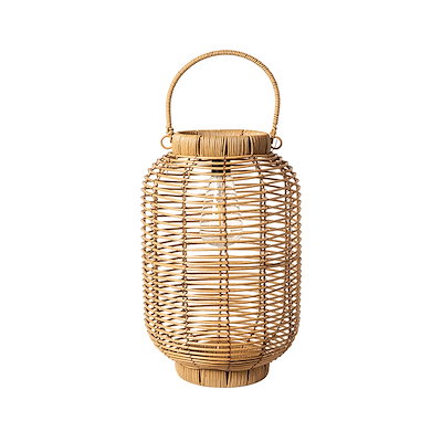 Lanterne med solcelle-pære Ø 22,5 x H 35 cm