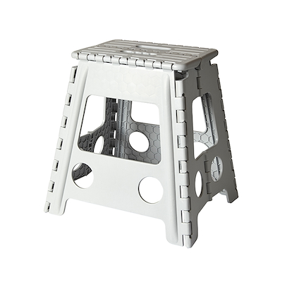 Foldeskammel grå 29x22x39 cm