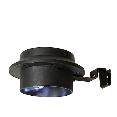 Solcellelampe til tagrende 2 stk. sort 17x12x6 cm