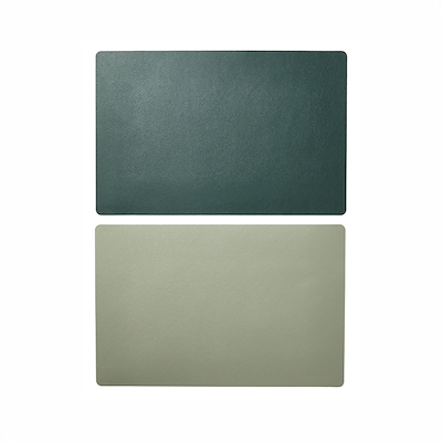 Dækkeserviet mint/flaskegrøn 45x30 cm