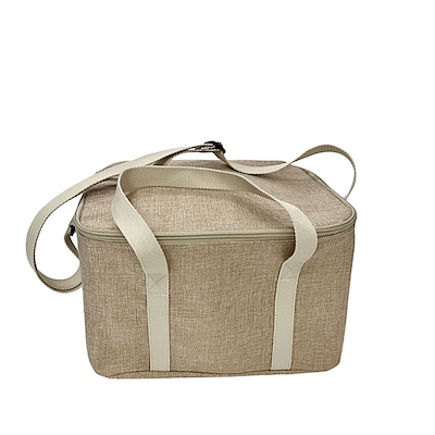 Køletaske beige 7 liter 20x22x30 cm