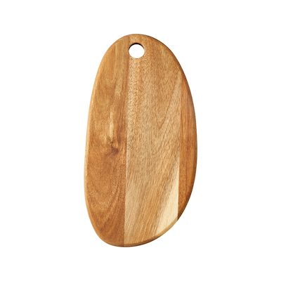 Skærebræt akacie træ 38x20x1,5 cm