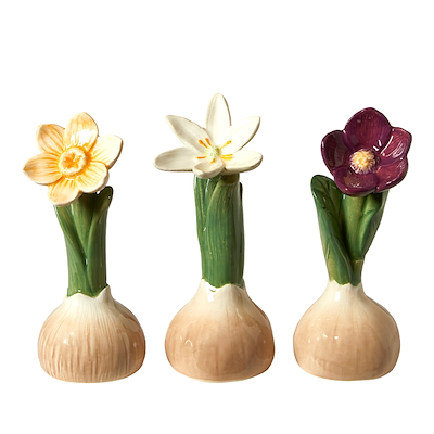 Dekorationsblomst med løg assorterede 1 stk.