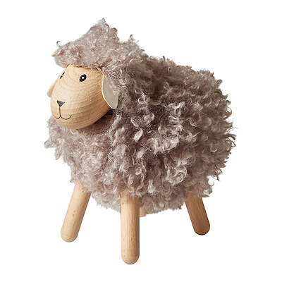 Får langhåret grå 16 cm