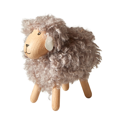 Får langhåret grå 14 cm