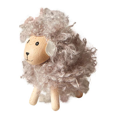 Får langhåret grå 12 cm