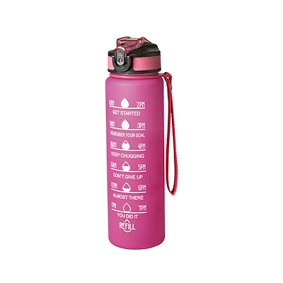 Motivationsdrikkedunk pink 1000 ml