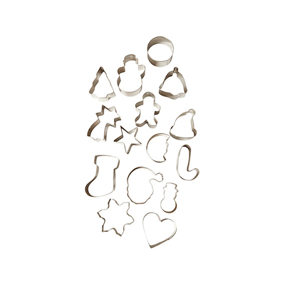 Udstikker julemotiv stål 15 stk.