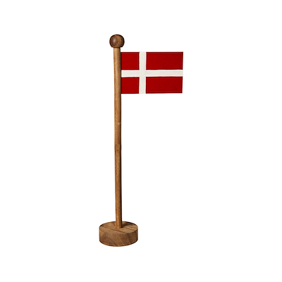 Bordflag træ 40,5 cm