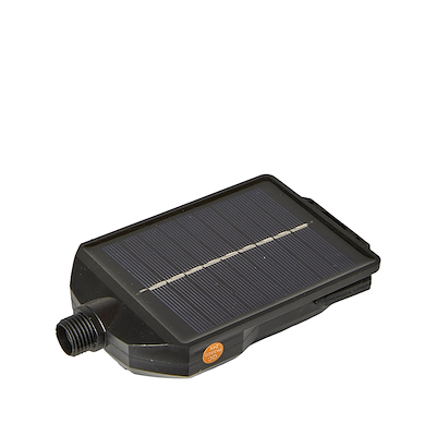 Solcelle powerbank sort 15x7x2.5 cm