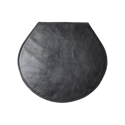 Sædehynde Model 7 læder sort 39x44x1,2 cm
