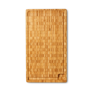 Skærebræt med saftrille bambus 42X25X4 cm