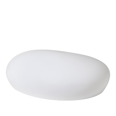 Solcellesten plast hvid IP44 40x30x16 cm