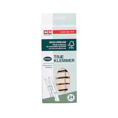 Træklemmer træ 24 stk