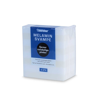 Melamin svampe hvid 4 stk