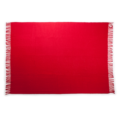 Arctic uldplaid rød 130x200 cm