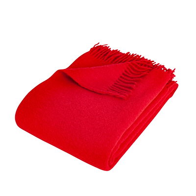 Arctic uldplaid rød 130x200 cm