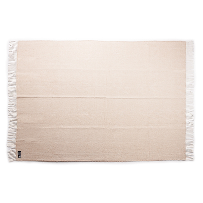 Arctic uldplaid sildeben beige 130x200 cm