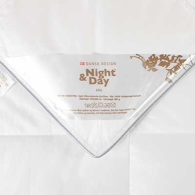 Night & Day Ara fiberdyne sommer hvid 140x200 cm