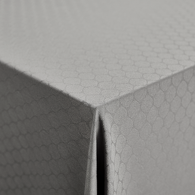 Nordisk Tekstil Honey Damask Dug 140x320 cm Lys Grå