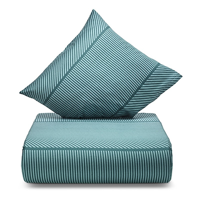 Nordisk Tekstil Jazz sengesæt grøn 140x220 cm