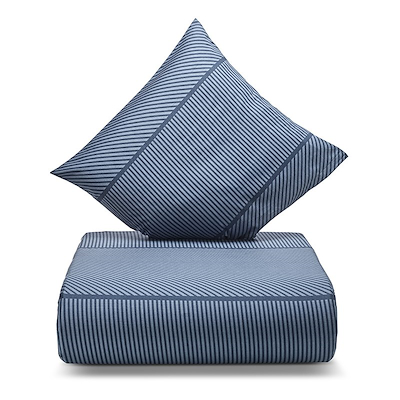 Nordisk Tekstil Jazz sengetøj blå 140x200 cm