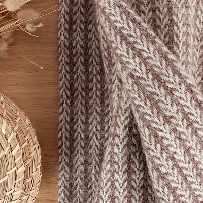 Arctic Odin uldplaid mocca 130x200 cm