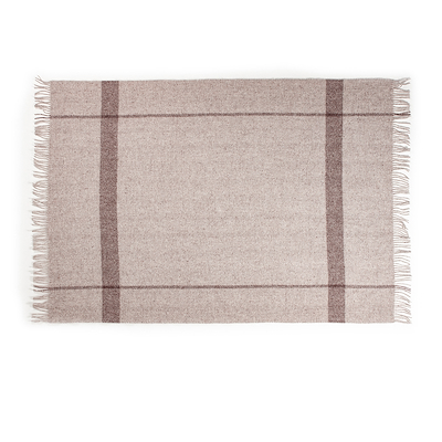 Nordisk Tekstil Toke plaid uld smoke 130x200 cm