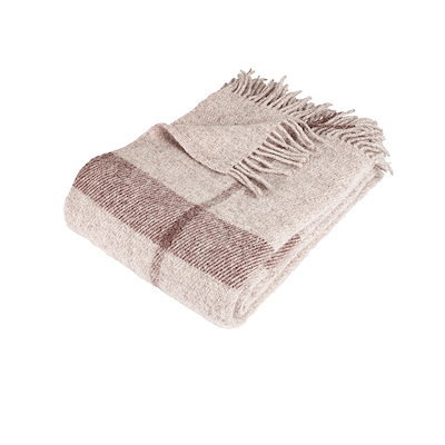 Nordisk Tekstil Toke plaid uld smoke 130x200 cm