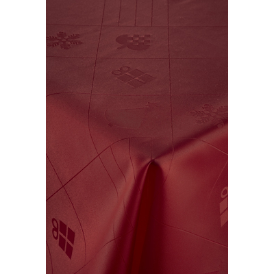 Nordisk Tekstil dug Julefred rød 140x270 cm 