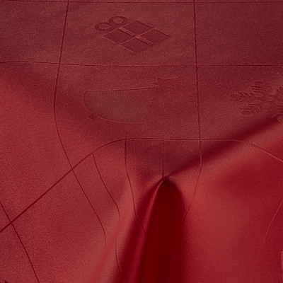 Nordisk Tekstil dug Julefred rød 140x320
