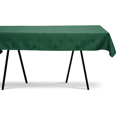 Nordisk Tekstil Julefred dug grøn 140x320 cm