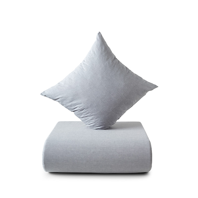 Nordisk Tekstil Chambray sengetøj grå 140x200 cm