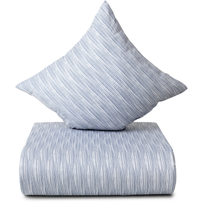 Nordisk Tekstil sengesæt blå Road 140x220 cm