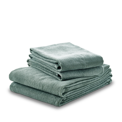 Nordisk Tekstil håndklæder grøn 4 stk. 50x100/70x140 cm