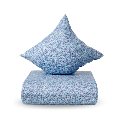 Nordisk Tekstil Rose sengesæt blå 140 x 200 cm