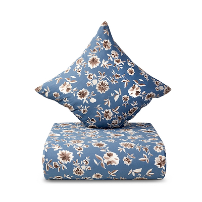 Nordisk Tekstil Arctic Jardin sengetøj blå 220x140 cm