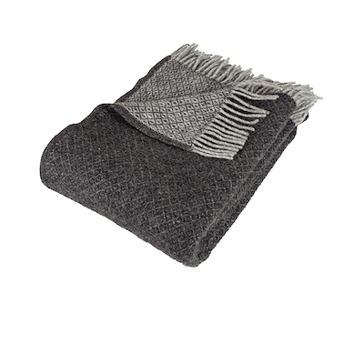 Artic Thyra plaid uld dark grey